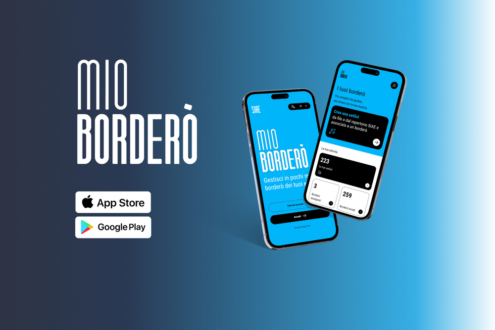 La guida completa sul borderò SIAE e sul nuovo mioBorderò, disponibile in versione app e portale web.