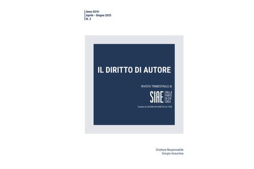 Il nuovo numero della Rivista "Il Diritto di Autore" è online