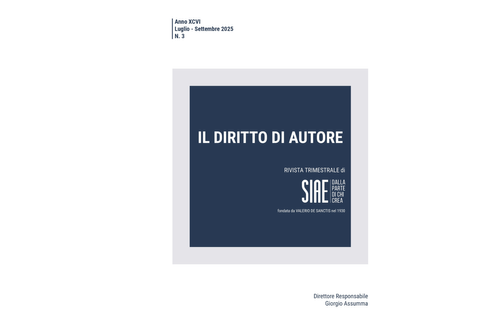 Il nuovo numero della Rivista "Il Diritto di Autore" è online