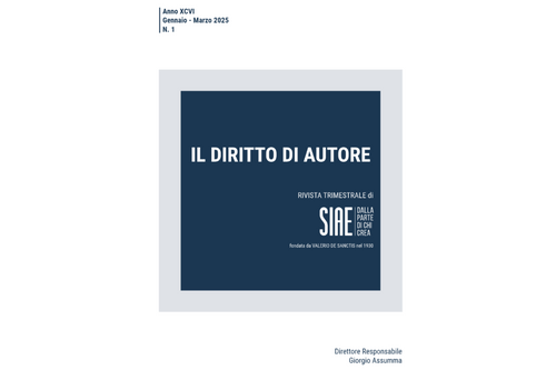 Il nuovo numero della Rivista “Il Diritto Di Autore” è online