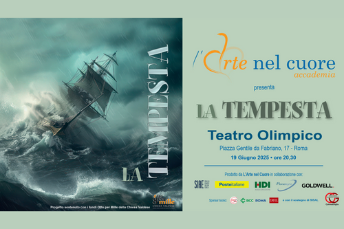 Gli attori dell’Accademia “L’arte nel cuore” tornano in scena con “La Tempesta” di William Shakespeare 