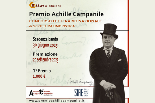 Presentata a Roma l’ottava edizione del Premio nazionale di scrittura umoristica “Achille Campanile”