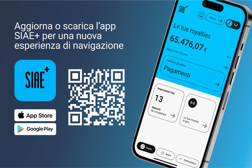 App SIAE+, design rinnovato  per un’esperienza ancora più smart 